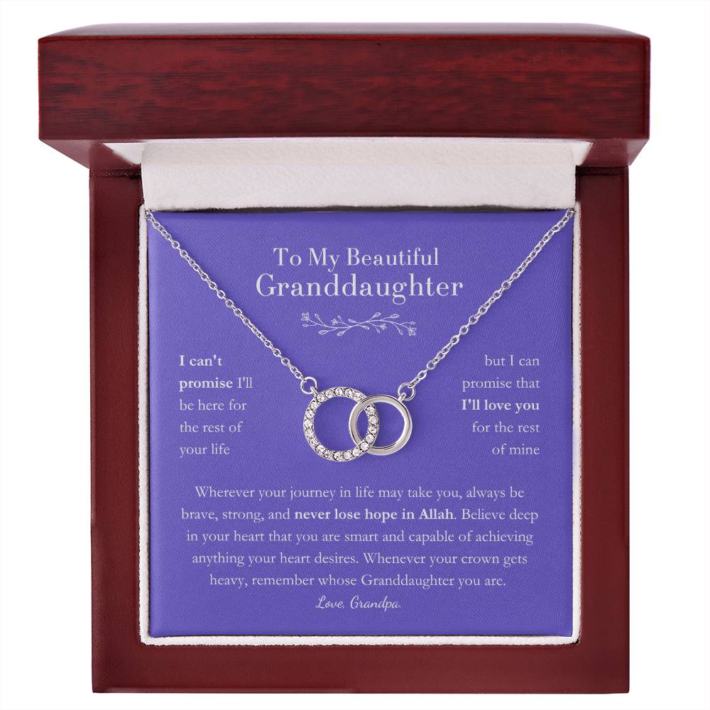 14K White Gold Perfect Pair Necklace + Message Card