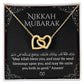 18K Gold Necklace + Dua Card